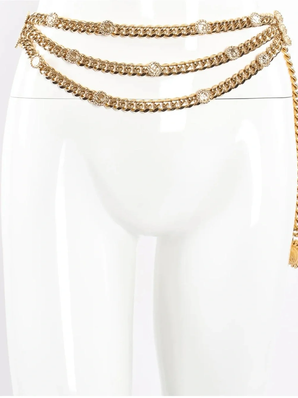 St.John Triple Strand Curb Chain Belt